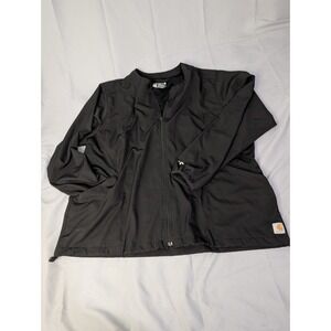 Carhartt Force Jacket XL Black Lightweight Full Zip Stretch Workwear C82106